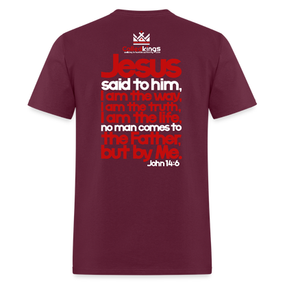 Jesus Is the Answer - burgundy