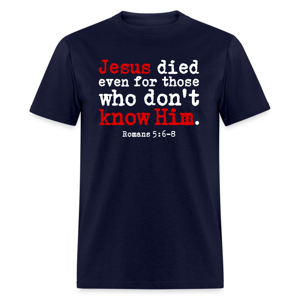 Jesus Died Even for Those Who Don't Know Him - navy