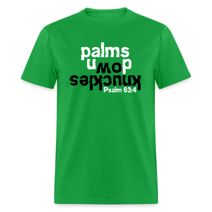 Knuckles Down Palms Up - bright green