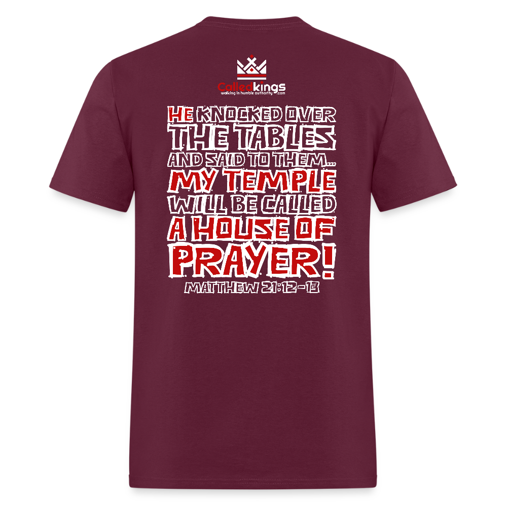 Jesus Flipped - burgundy