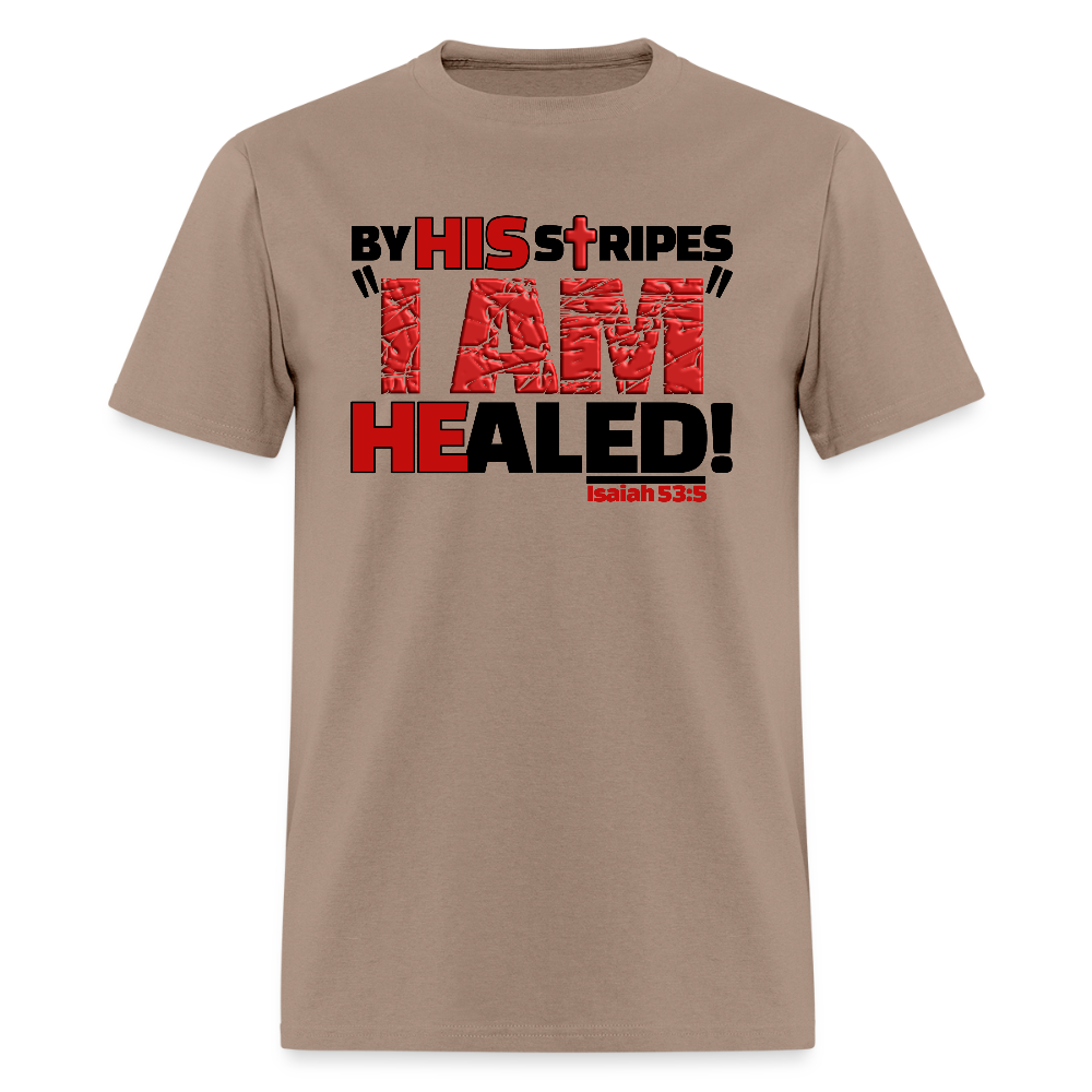 By His Stripes I Am Healed - brown savana