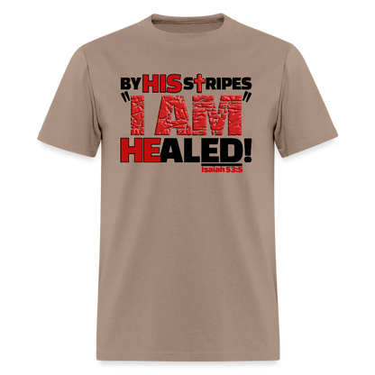 By His Stripes I Am Healed - brown savana