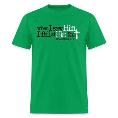 I Fell at His Feet - bright green
