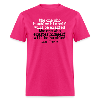 One Who Humbles Himself - fuchsia