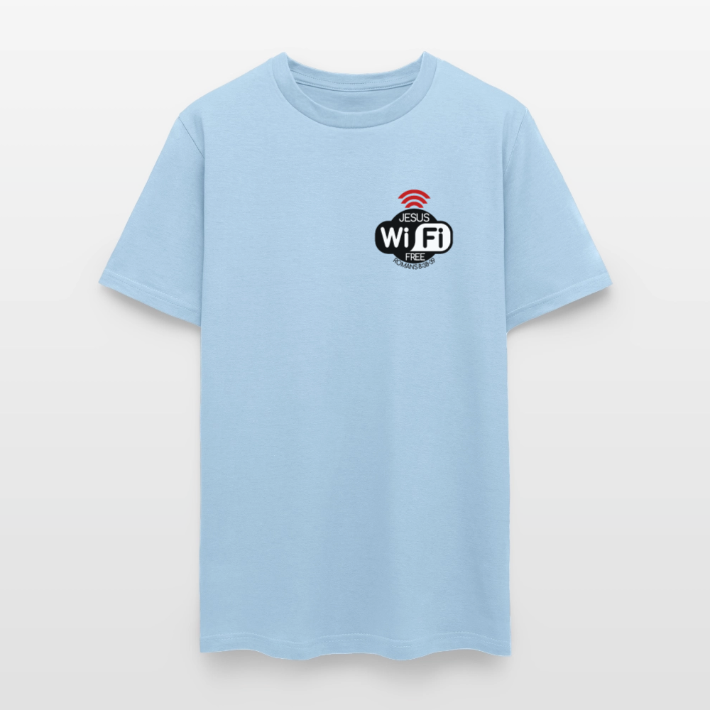Jesus Strong Wireless Connection - powder blue