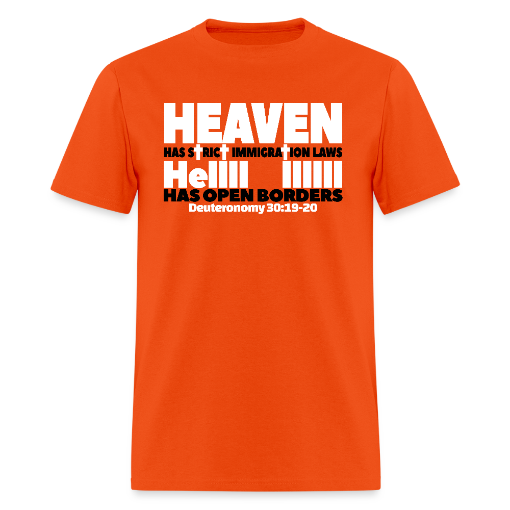 Heaven Has Strict Immigration Laws - orange
