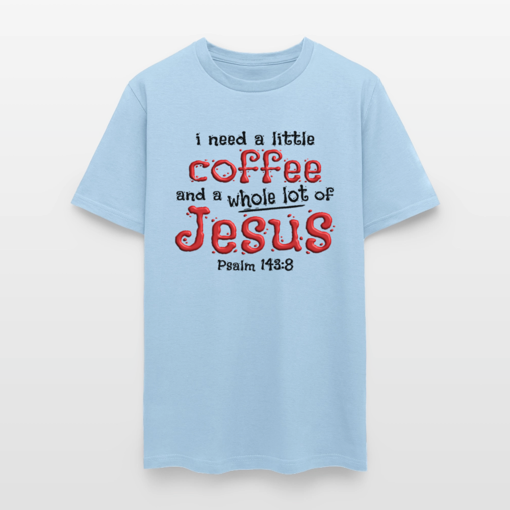 Coffee & Jesus - powder blue