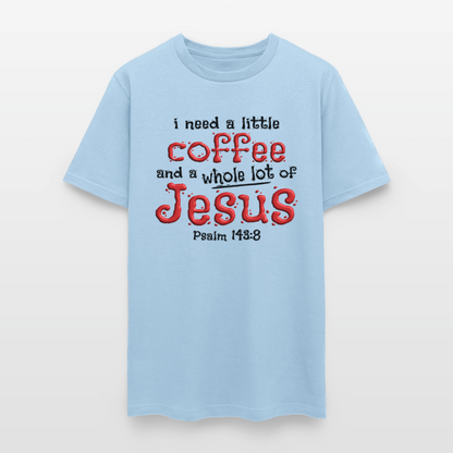 Coffee & Jesus - powder blue