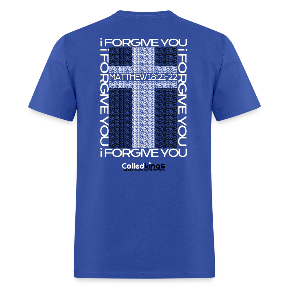 I Forgive You 70x7 - royal blue
