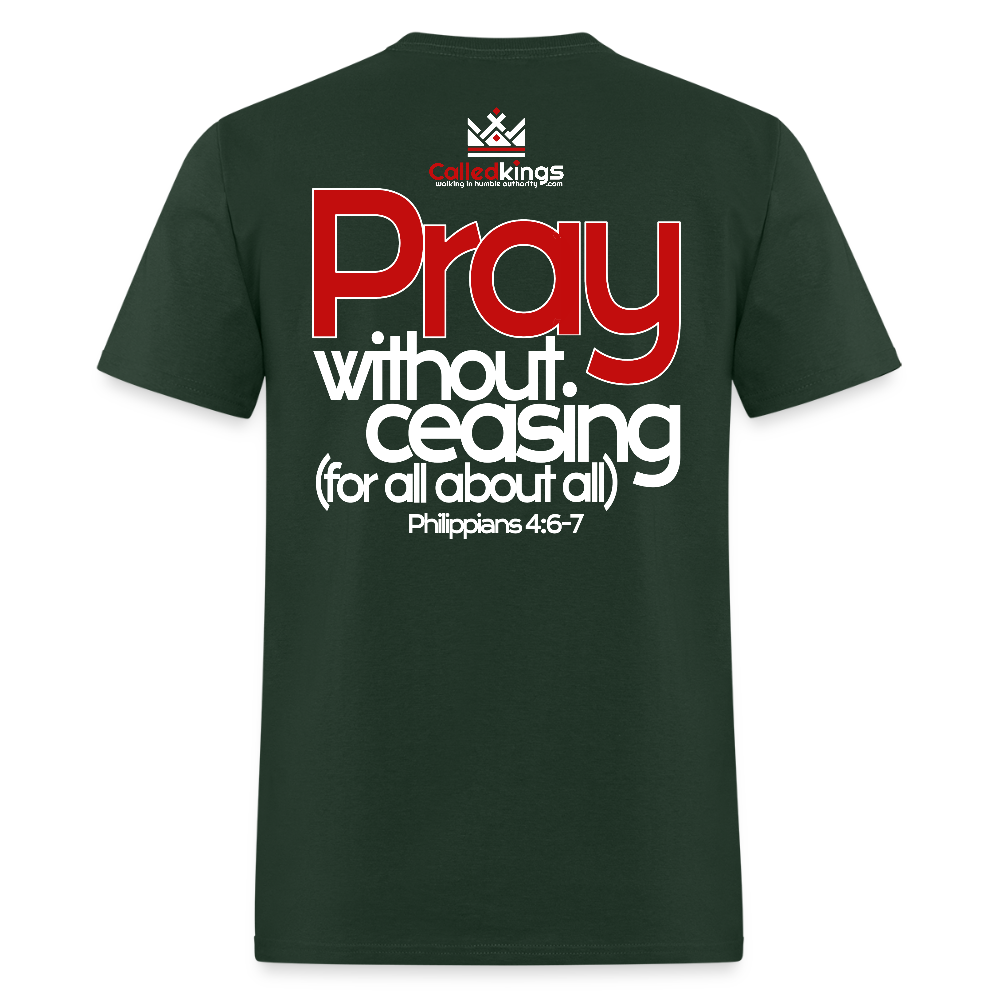 WTBSF? Pray Without Ceasing - forest green