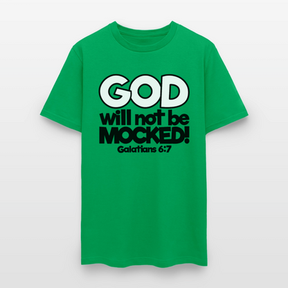 God Will Not Be Mocked - bright green