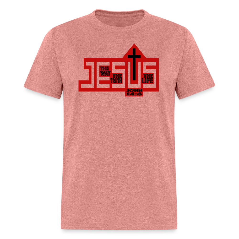 Jesus The Way Truth Life - heather mauve