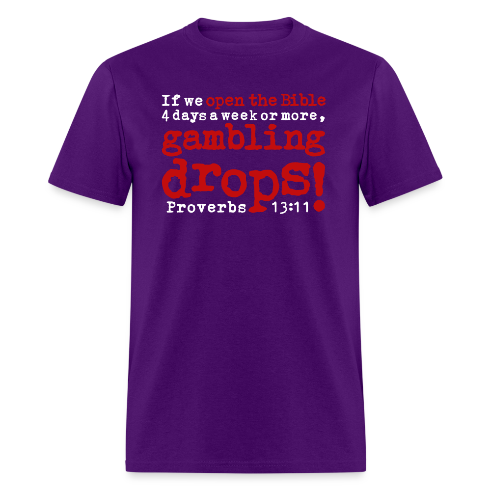 Open Bible Gambling Drops - purple