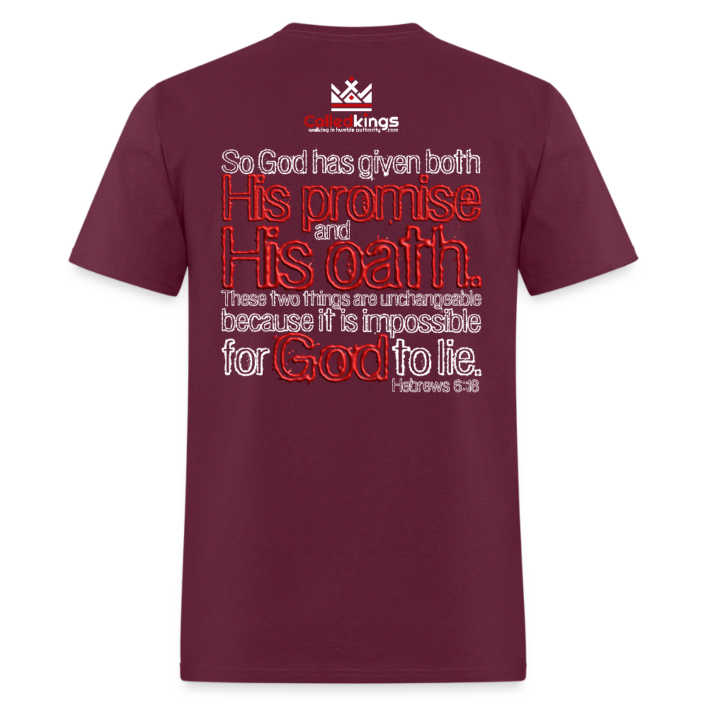 God Can't Lie - burgundy