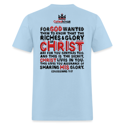 Godma Exists Loudly In Me - powder blue