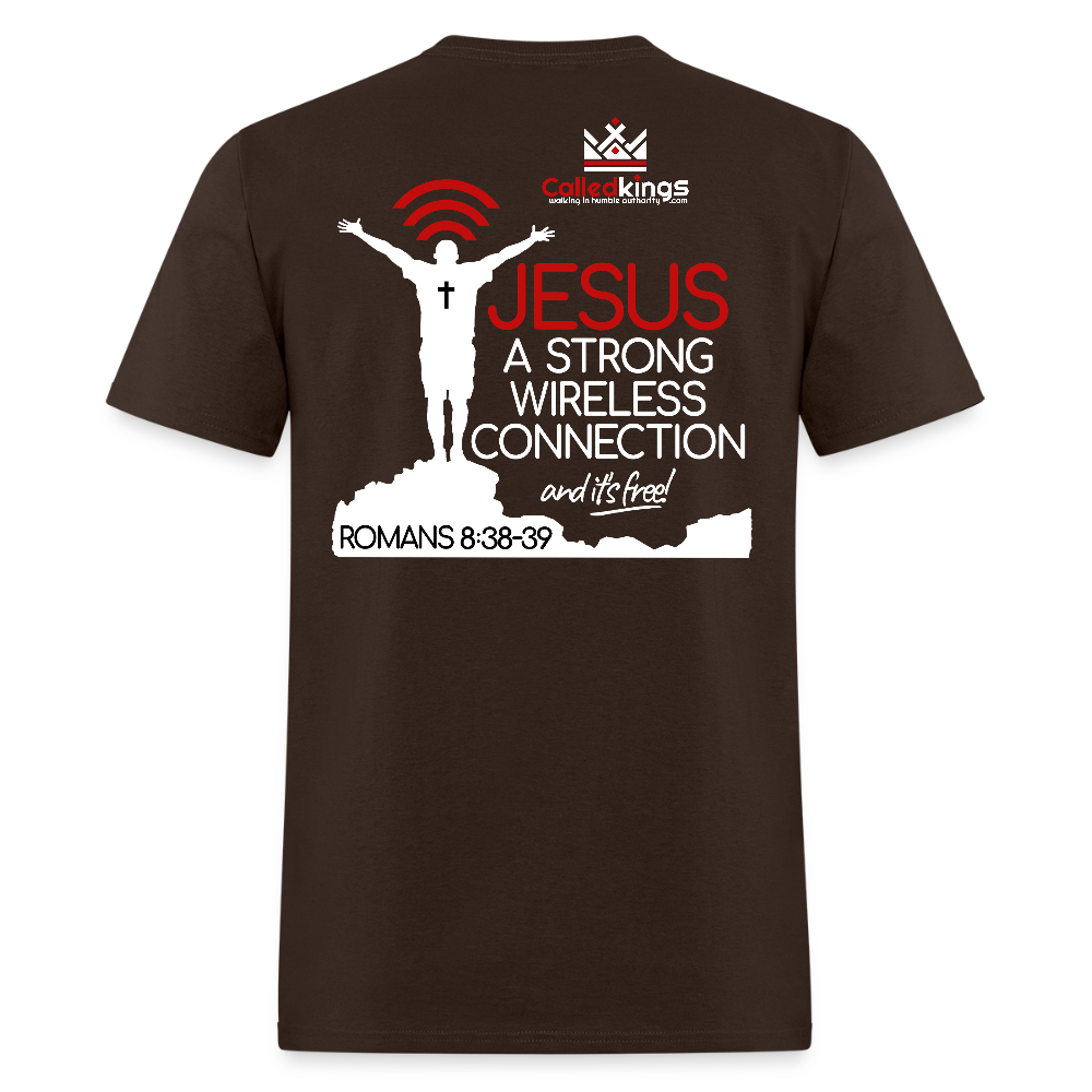Jesus Strong Wireless Connection - brown
