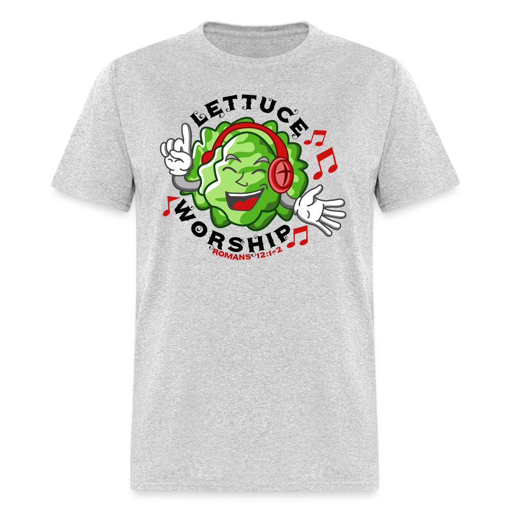 Lettuce Worship - heather gray