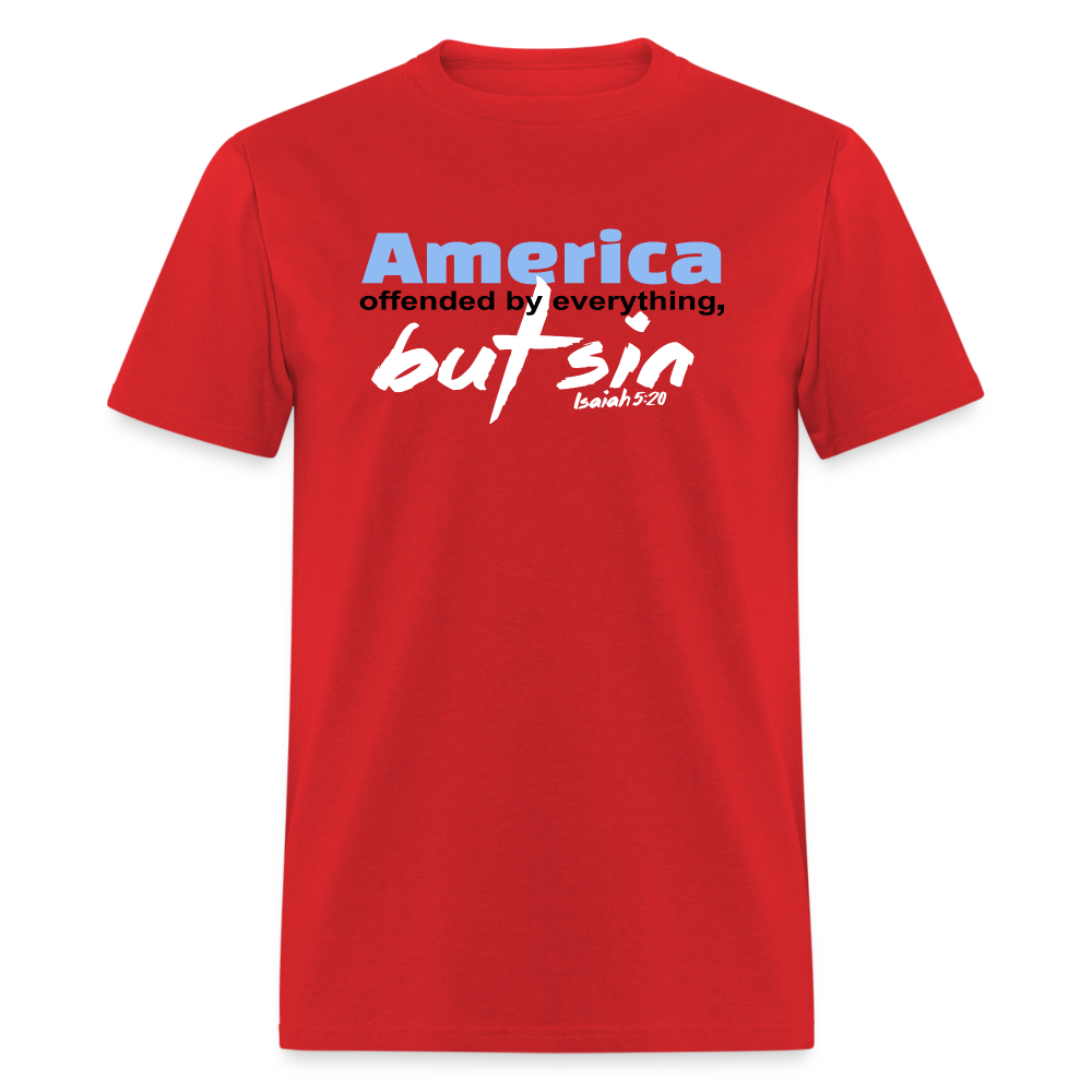 America Offended by Everything But Sin - red