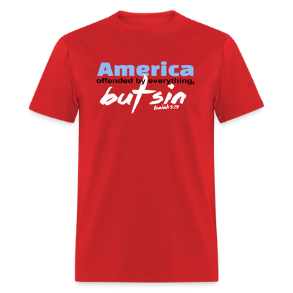 America Offended by Everything But Sin - red