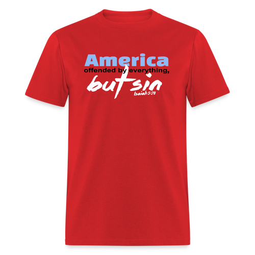 America Offended by Everything But Sin - red