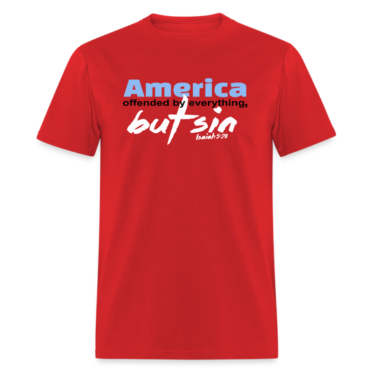 America Offended by Everything But Sin - red