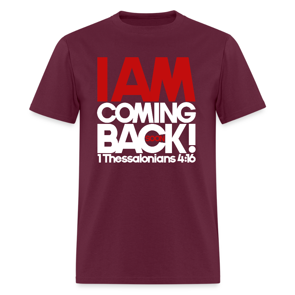 I Am Coming Back - burgundy