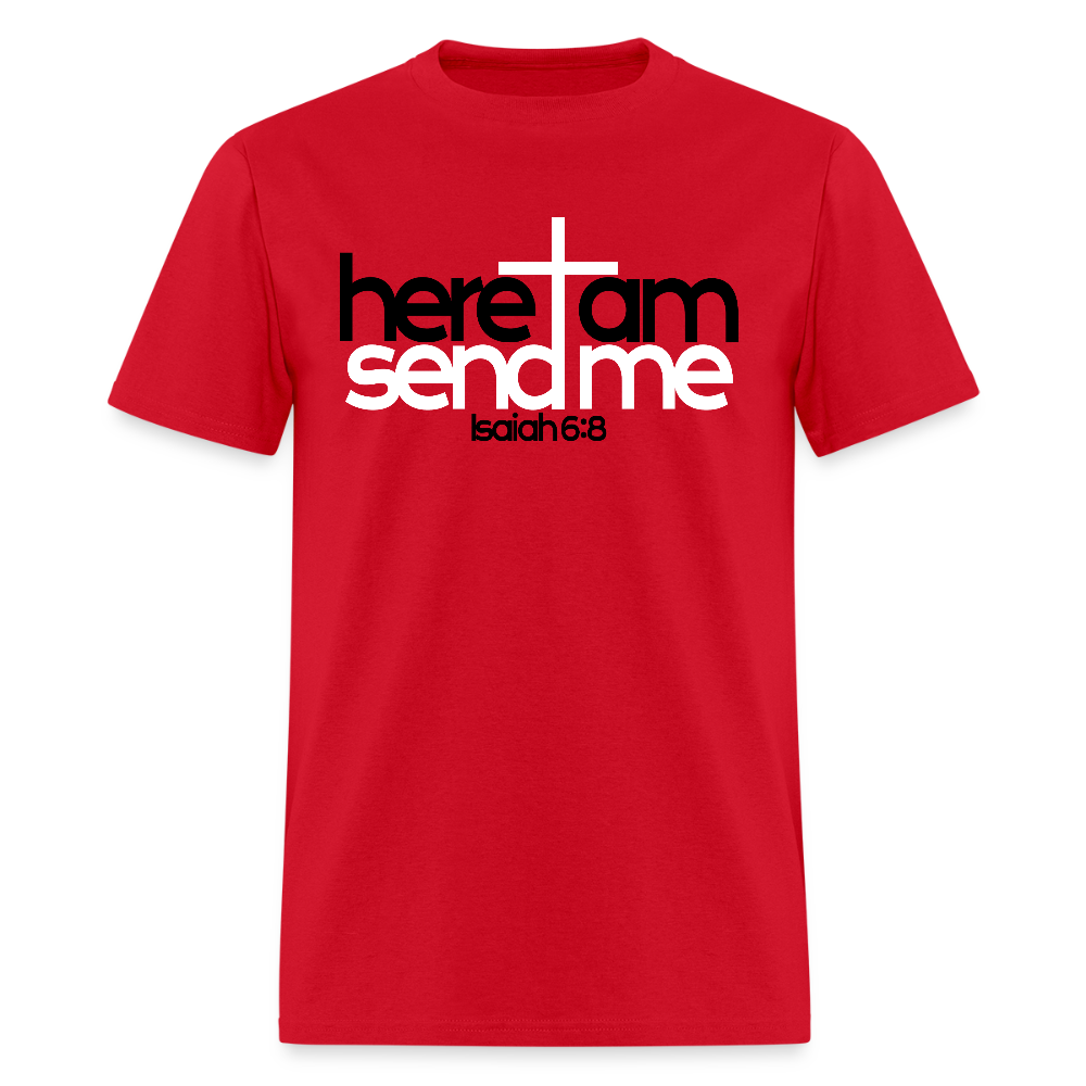 Here I am, send me - red