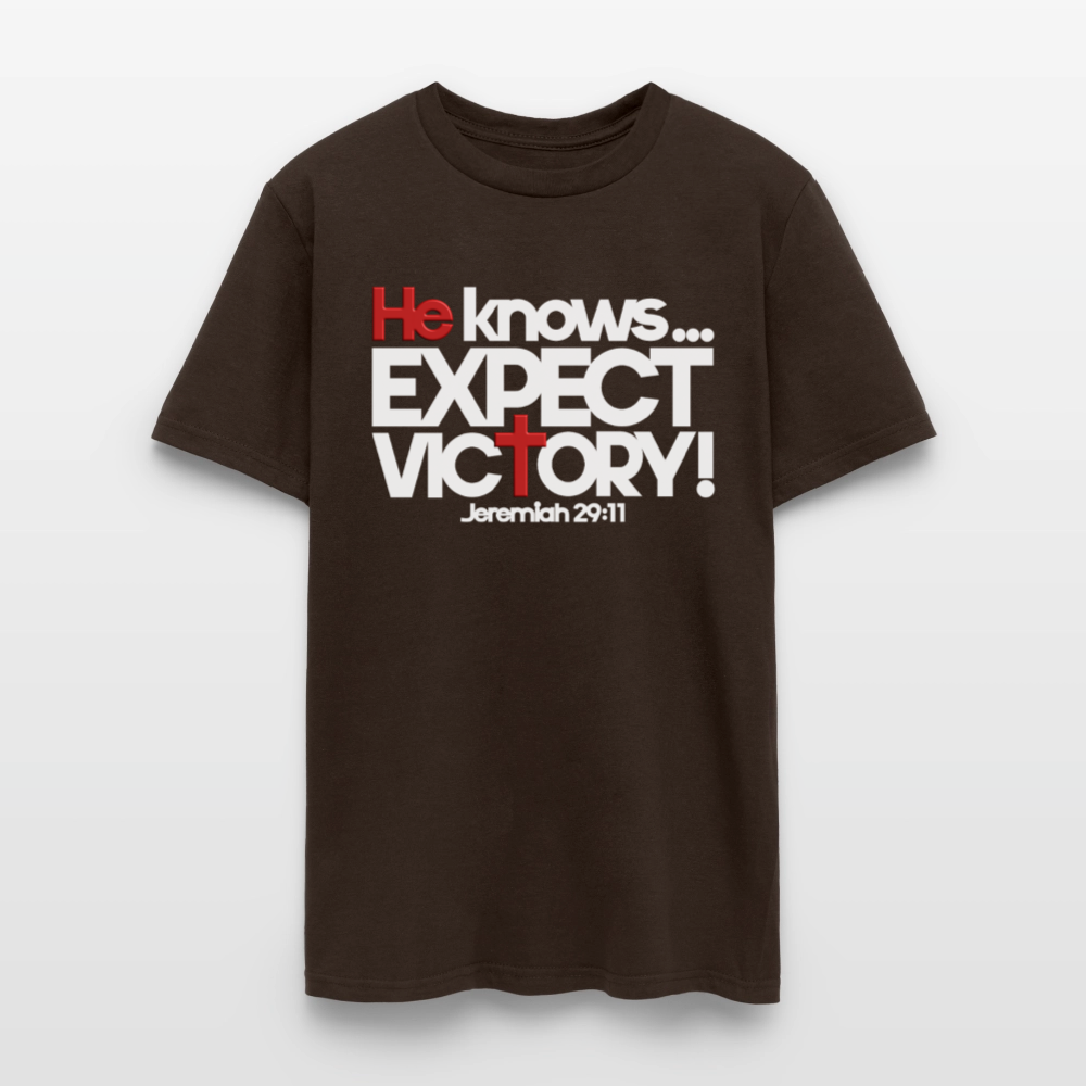 He Knows Expect Victory - brown