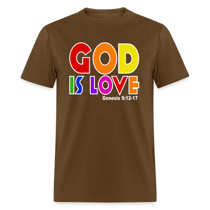GOD is Love - brown