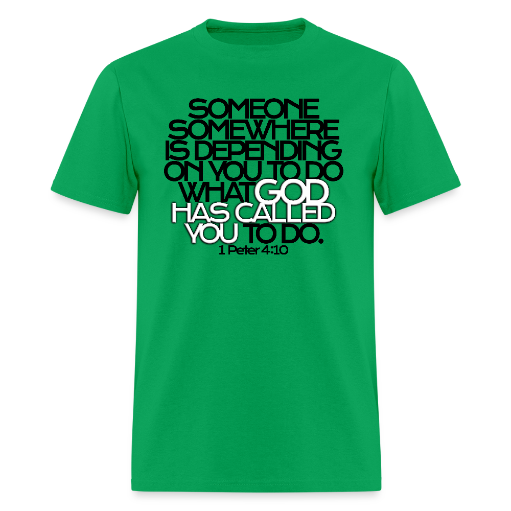 God Has Called You - bright green