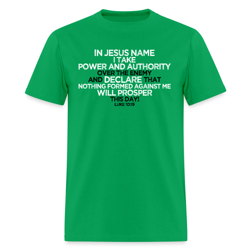 I Take Power & Authority - bright green