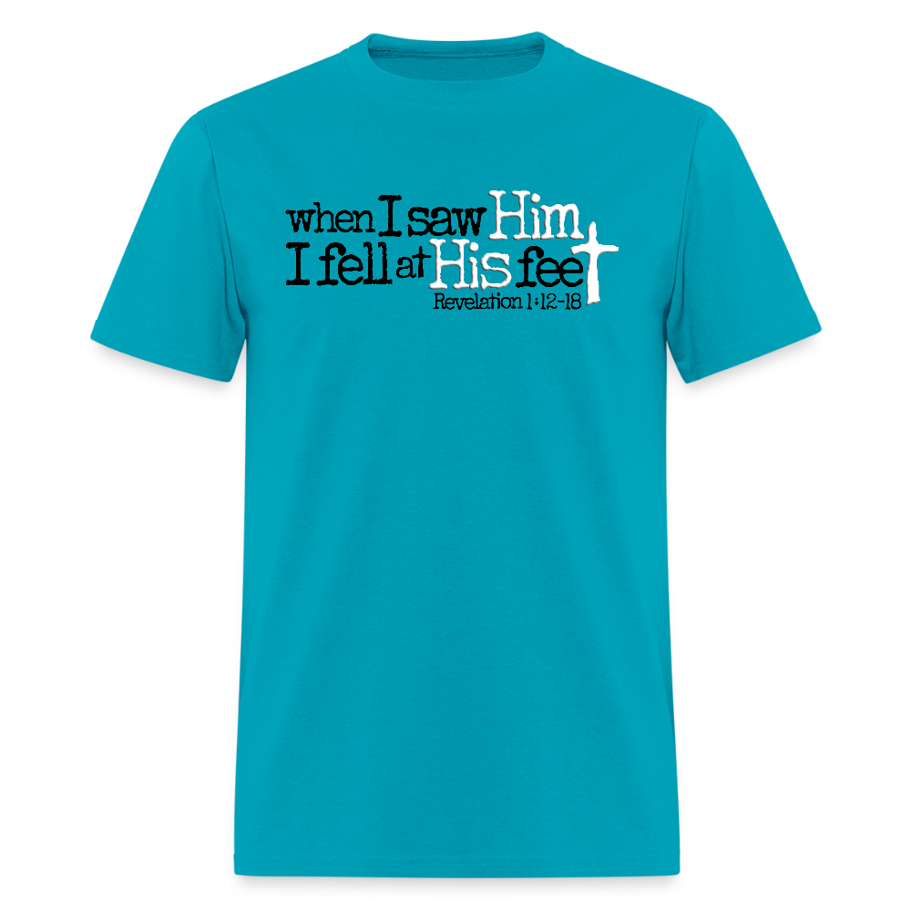 I Fell at His Feet - turquoise