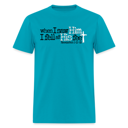 I Fell at His Feet - turquoise