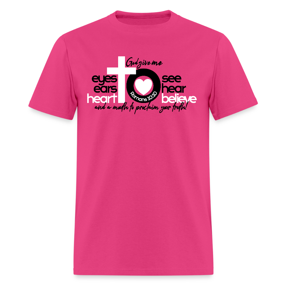 Eyes Ears Heart - fuchsia