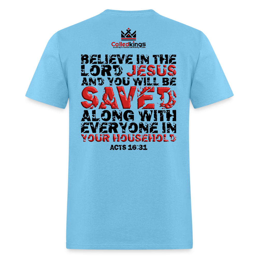 Jesus for My Family - aquatic blue