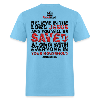 Jesus for My Family - aquatic blue