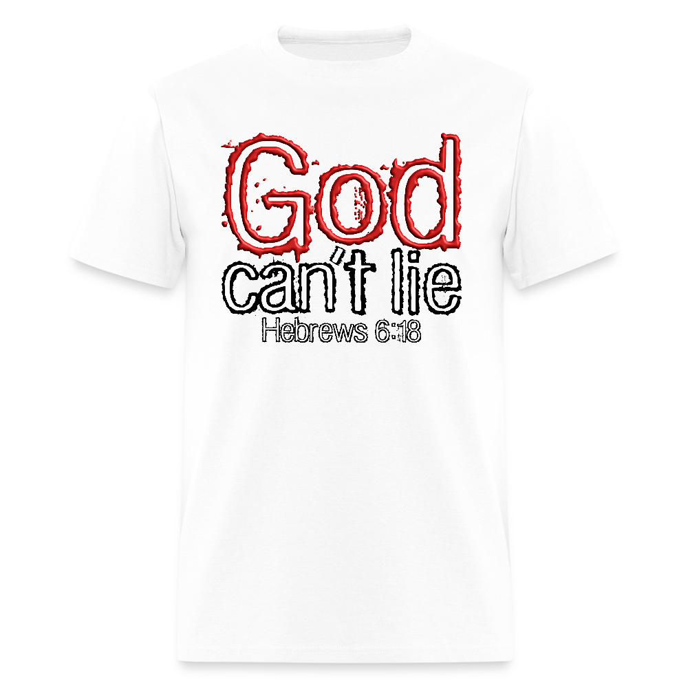 God Can't Lie - white