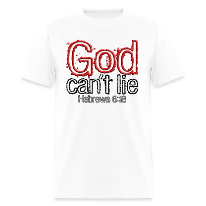 God Can't Lie - white