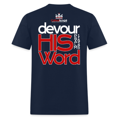 WTBSF? Devour His Word - navy