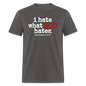 I Hate What God Hates - charcoal