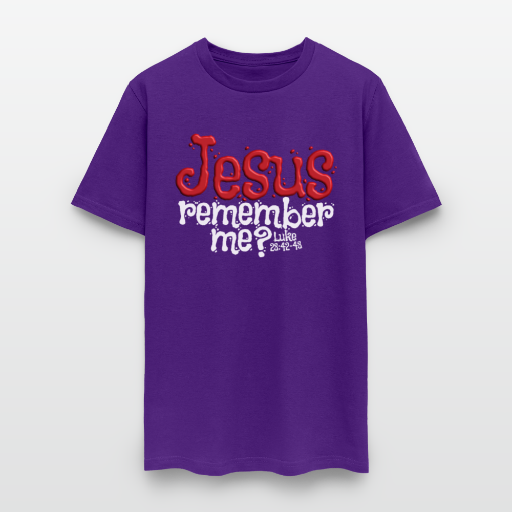 Jesus Remember me - purple