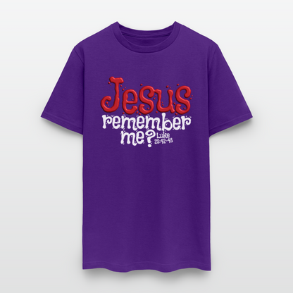 Jesus Remember me - purple