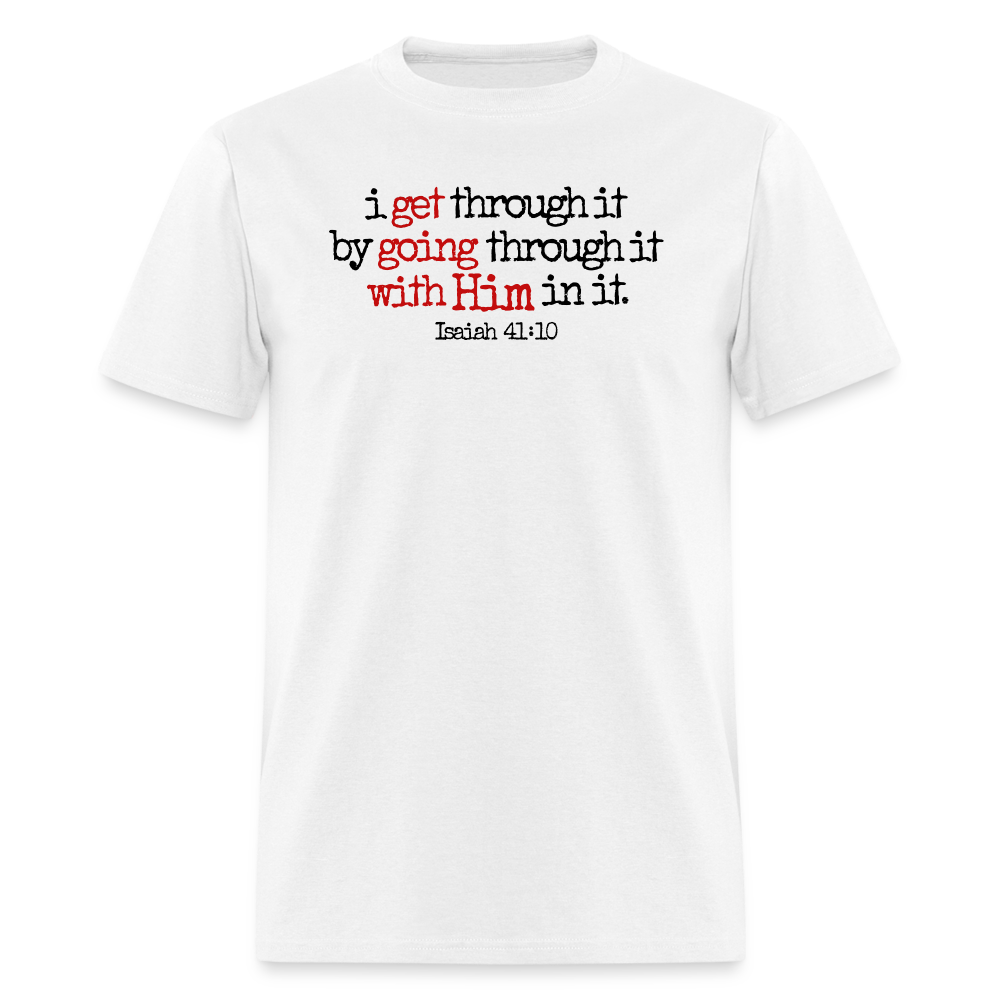 Get Going With Him - white
