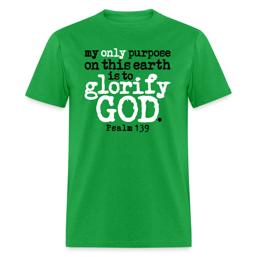 Only Purpose Glorify God - bright green