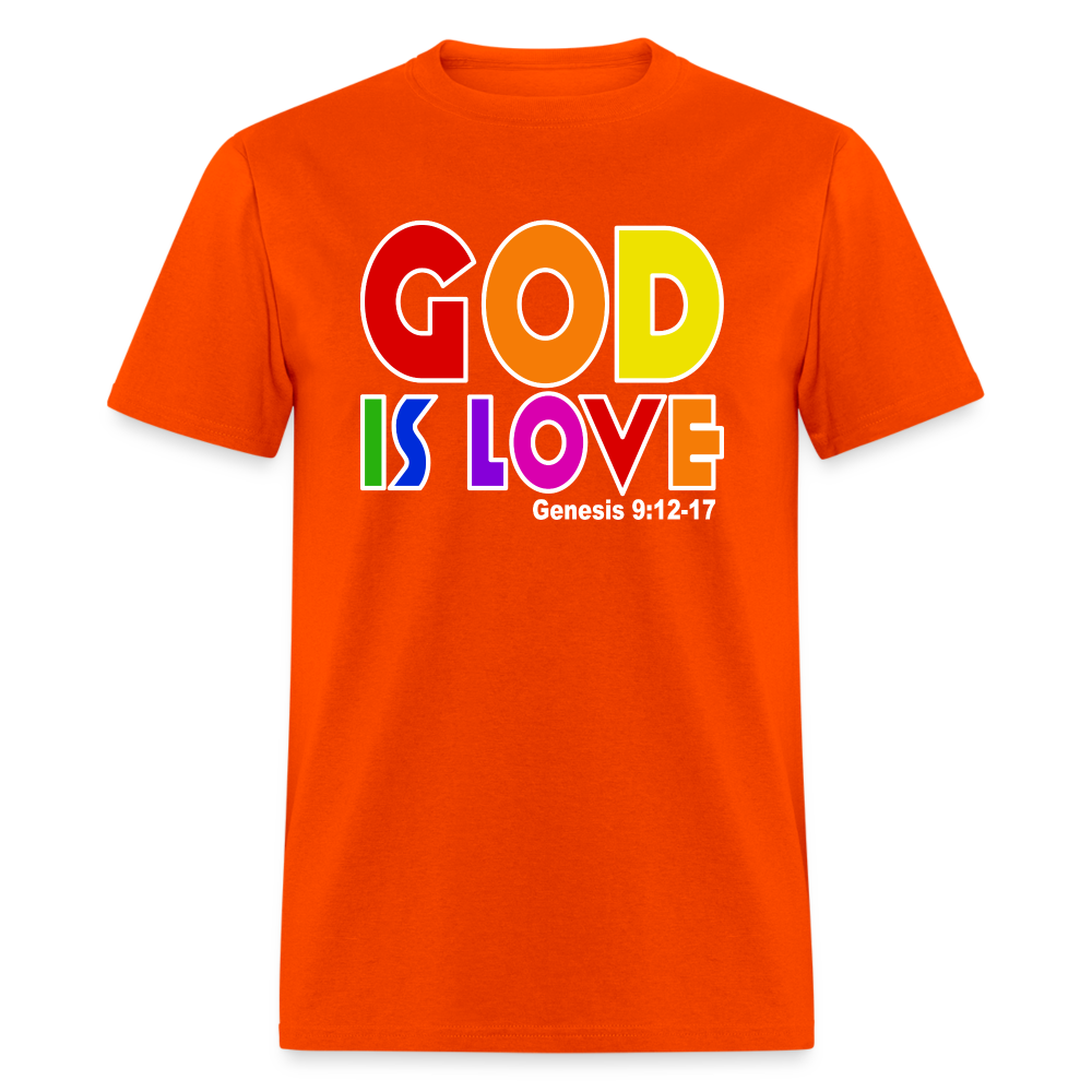 GOD is Love - orange