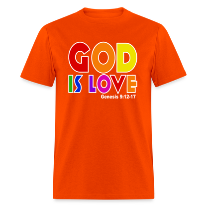 GOD is Love - orange