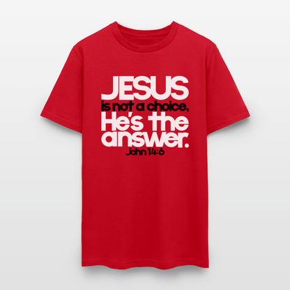 Jesus Is the Answer - red