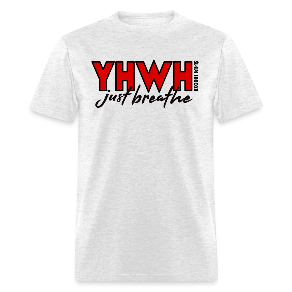 YHWH Just Breathe - light heather gray