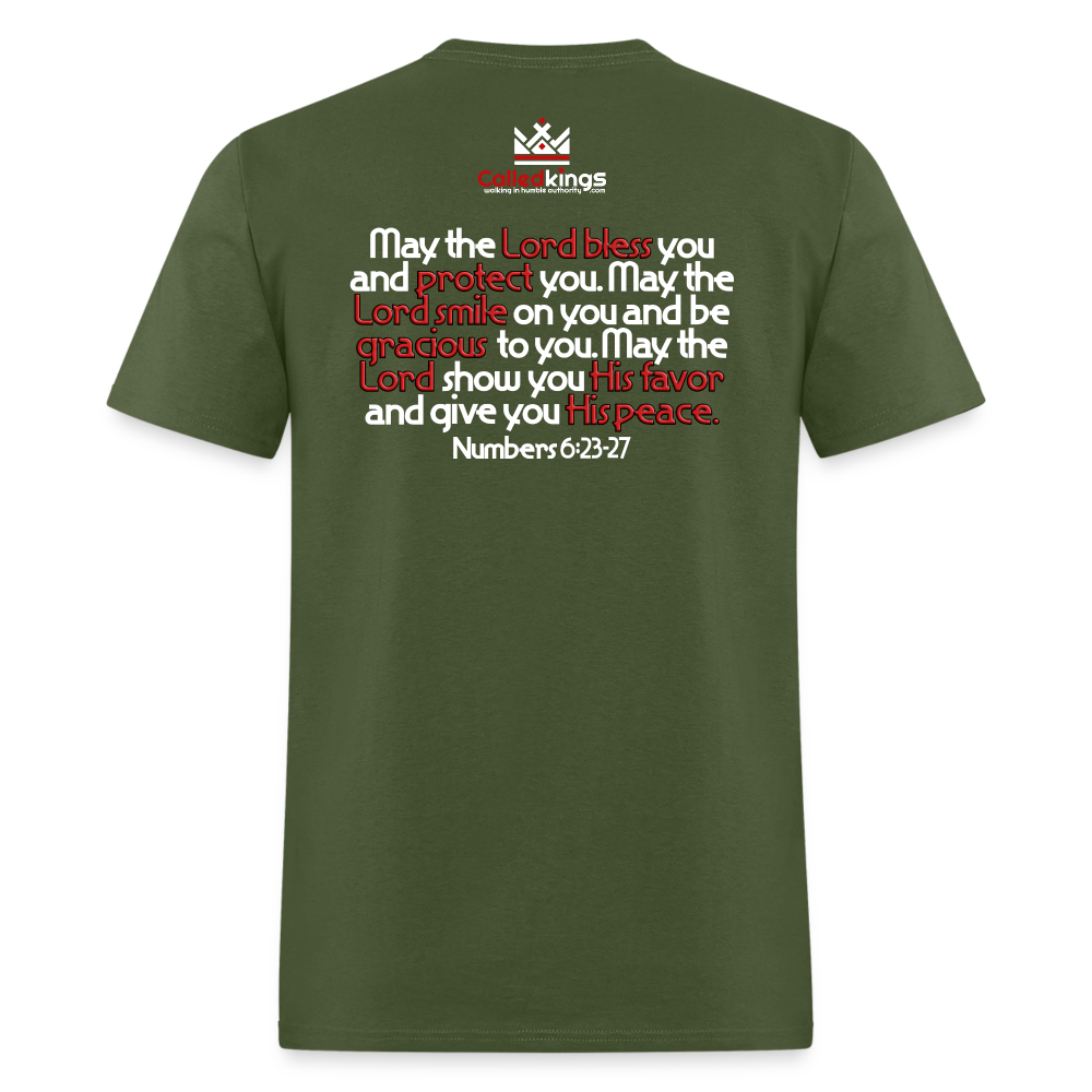 The Lord Smile On You - military green