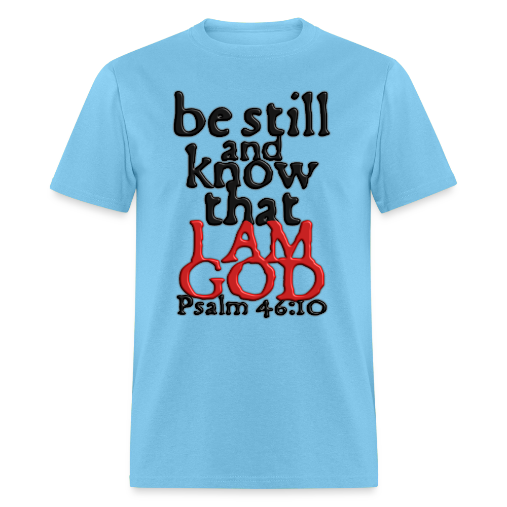 Be Still and Know - aquatic blue